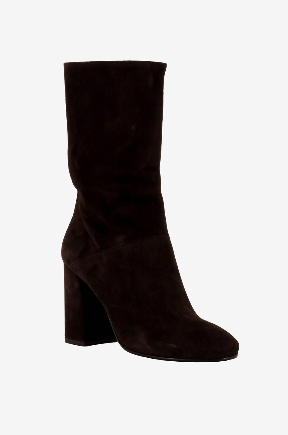 BONGENIE Bottines en daim à  talon carré Mélody 90 Femme MARRON 1
