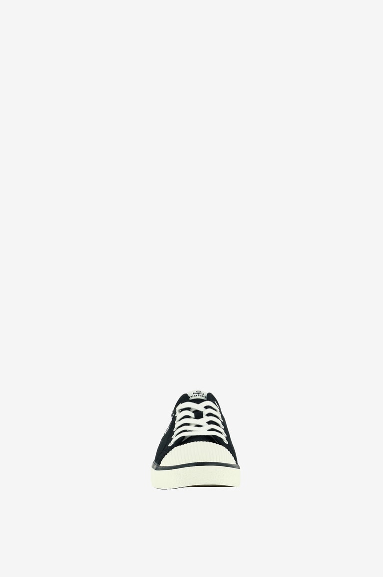 ISABEL MARANT Baskets basses à lacets en toile imprimée logo Binkooh Homme NOIR 2