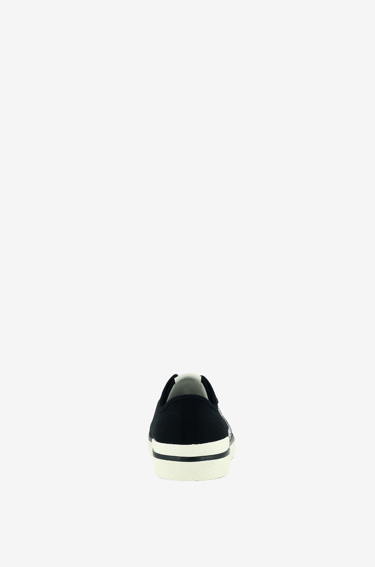ISABEL MARANT Baskets basses à lacets en toile imprimée logo Binkooh Homme NOIR 4