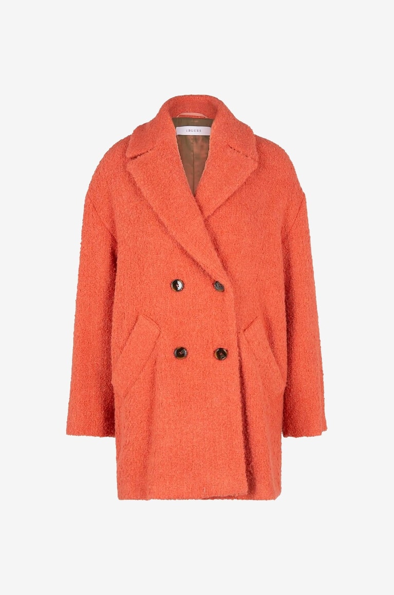 IBLUES Discord double-breasted jacket Women LIGHT ORANGE 1