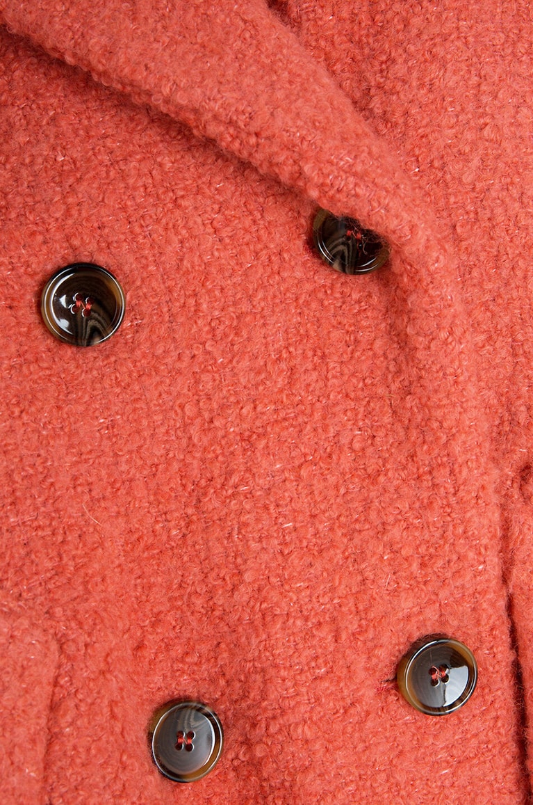 IBLUES Discord double-breasted jacket Women LIGHT ORANGE 3