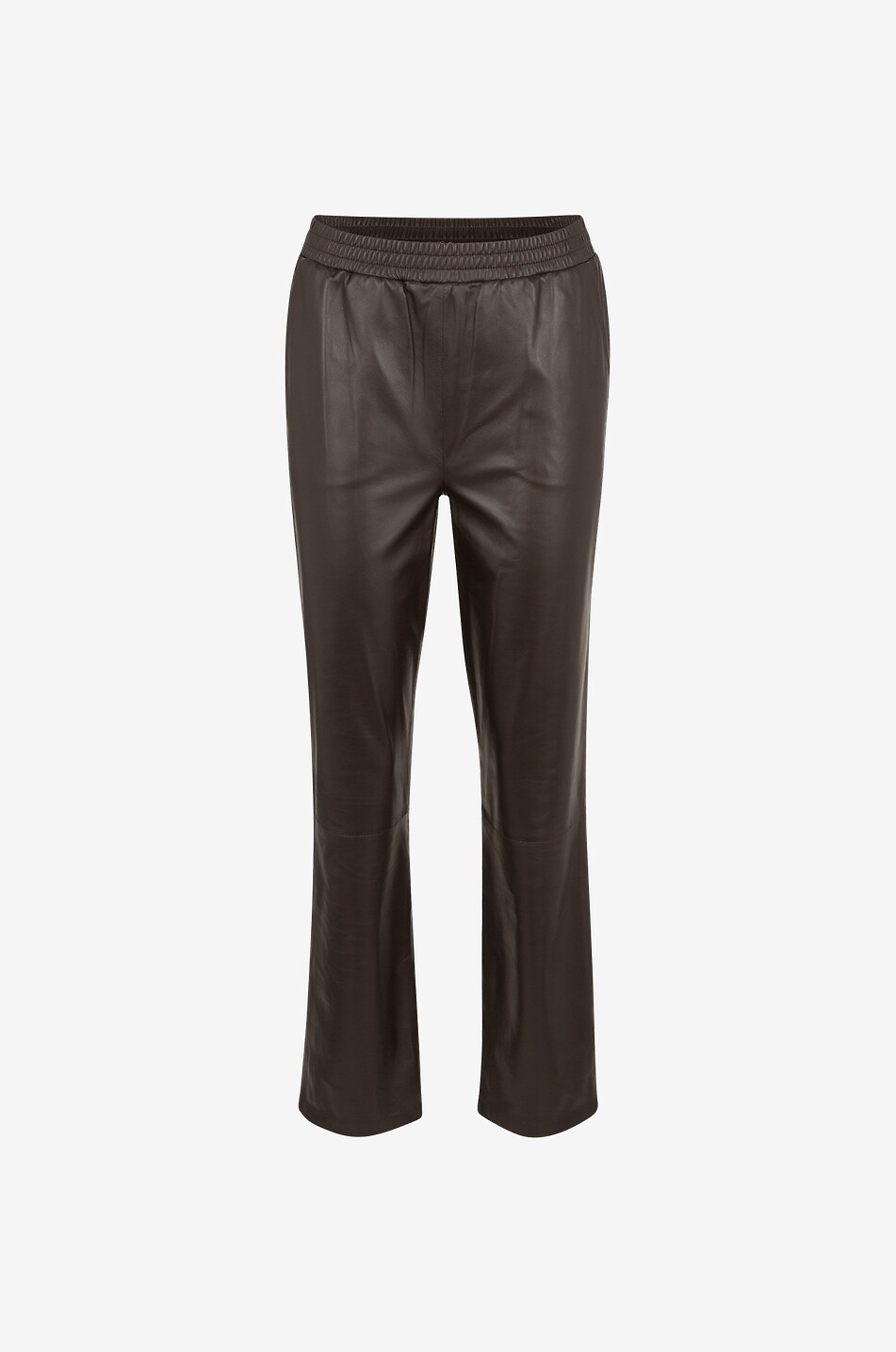 Abigail Straight Leg Leather Trousers