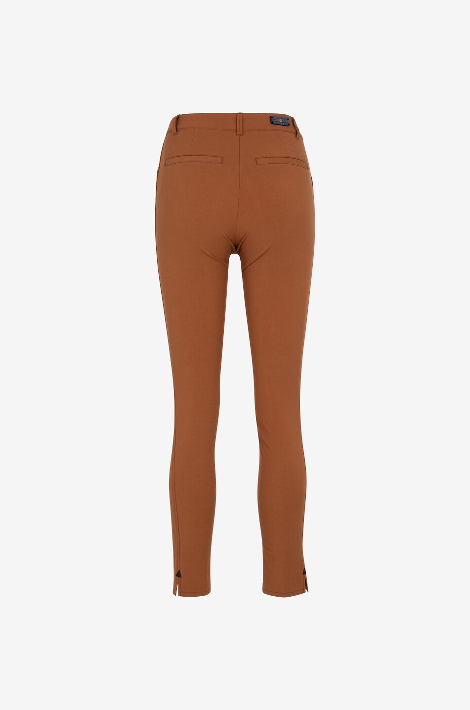 PAMELA HENSON Pantalon skinny raccourci en tissu italien Ellen Femme CAMEL 2