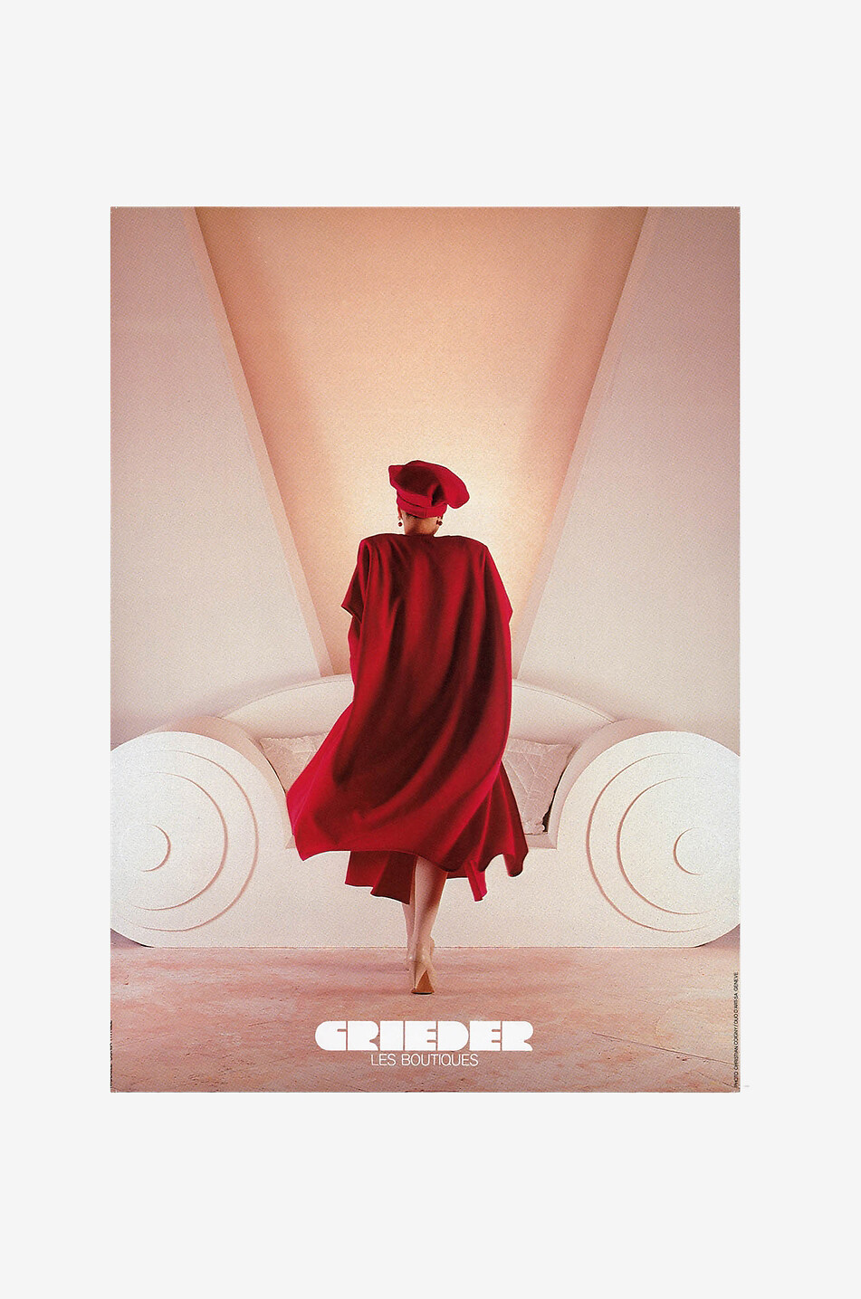 Werbeplakat La Femme en Rouge Grieder