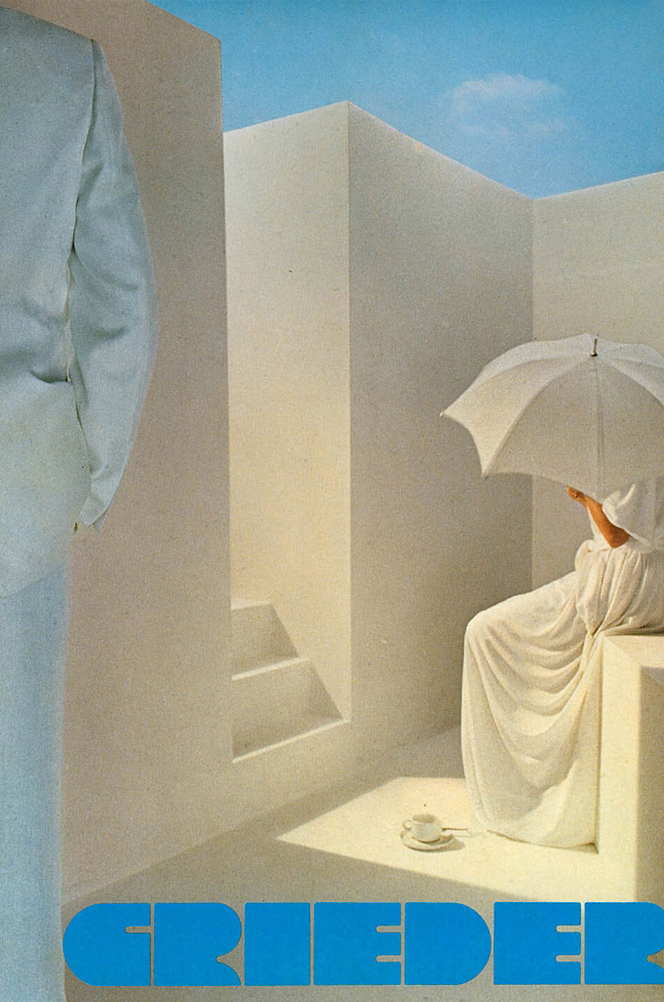 Werbeplakat Ganz in Weiss