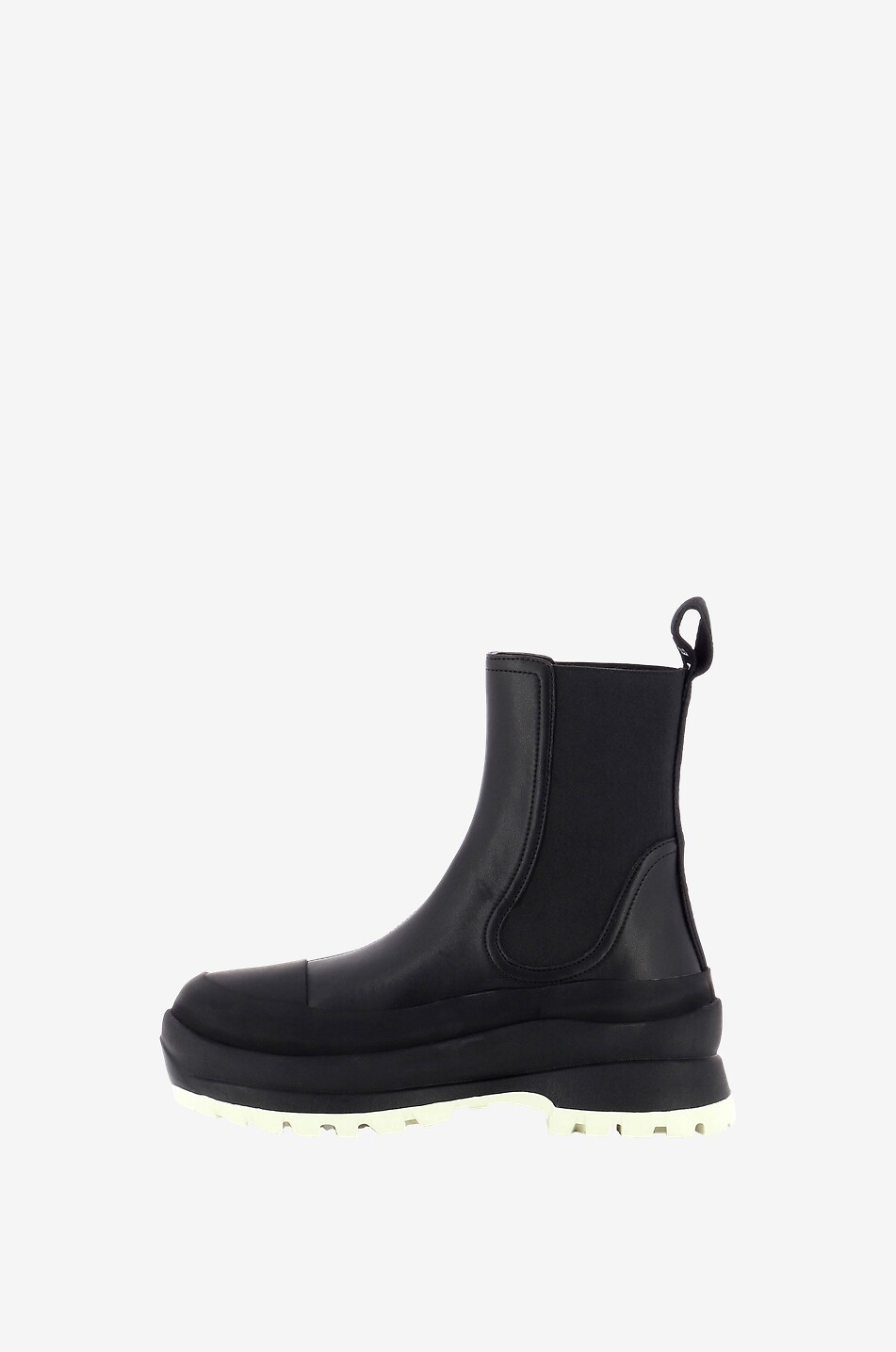 STELLA McCARTNEY Bottines Chelsea en cuir synthétique Trace Femme NOIR 3