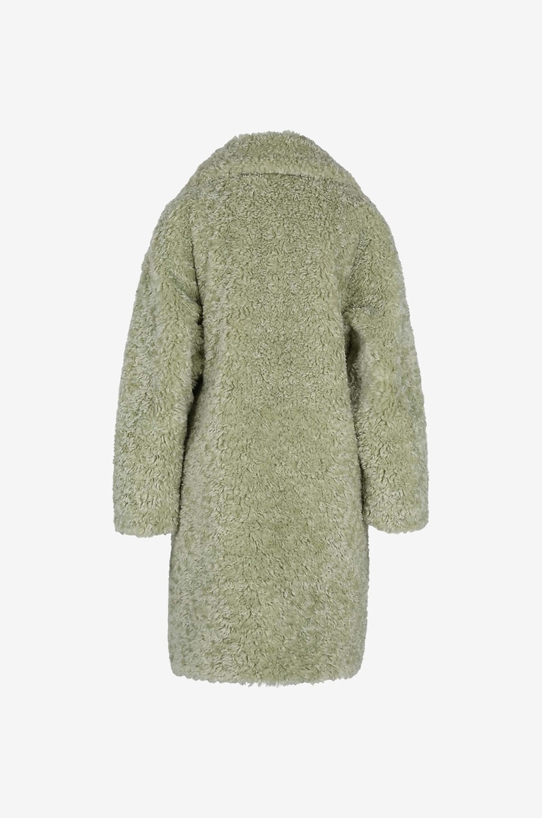 GRAHAM&MARSHALL Manteau long en fourrure synthétique Femme VERT CLAIR 2