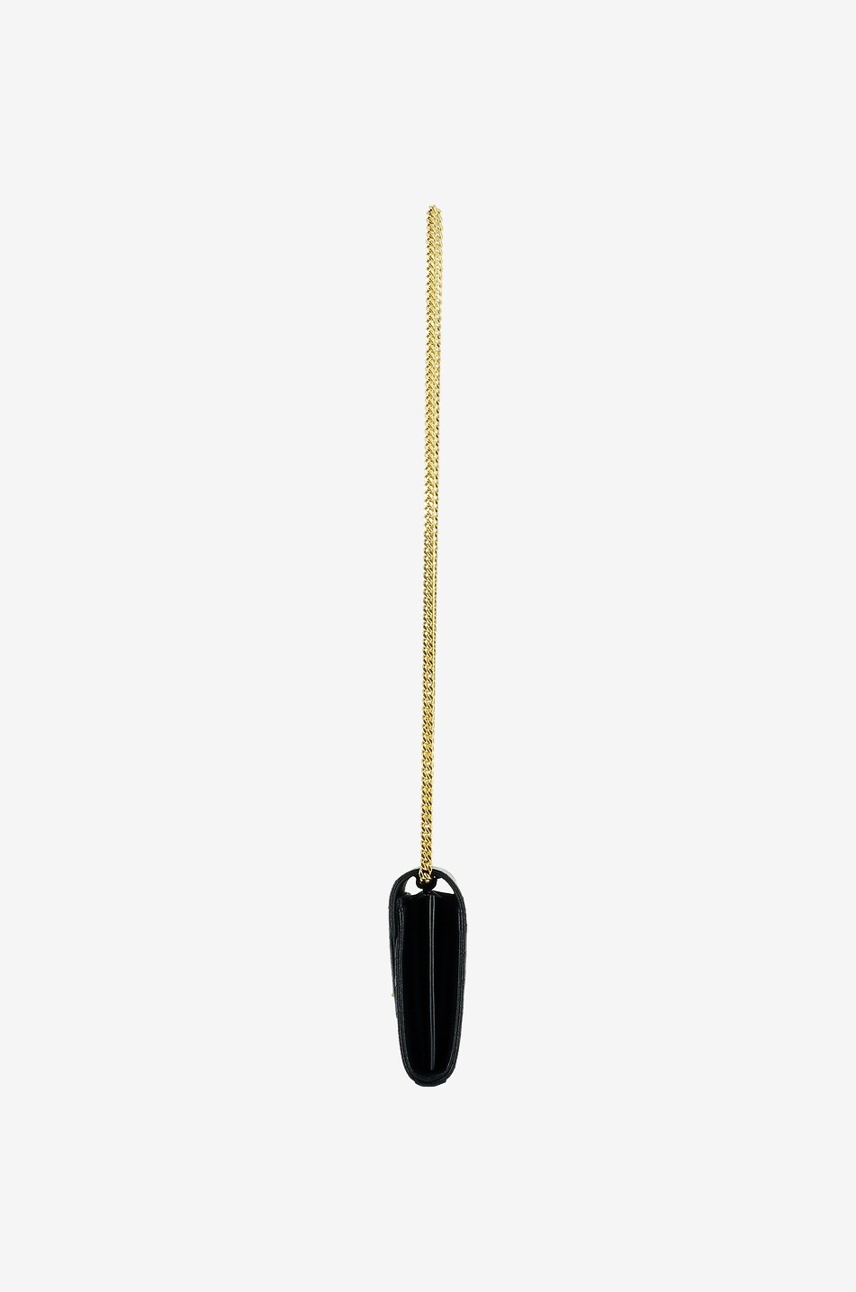 SAINT LAURENT PARIS Portefeuille chaîne en cuir matelassé Cassandre Femme NOIR 4