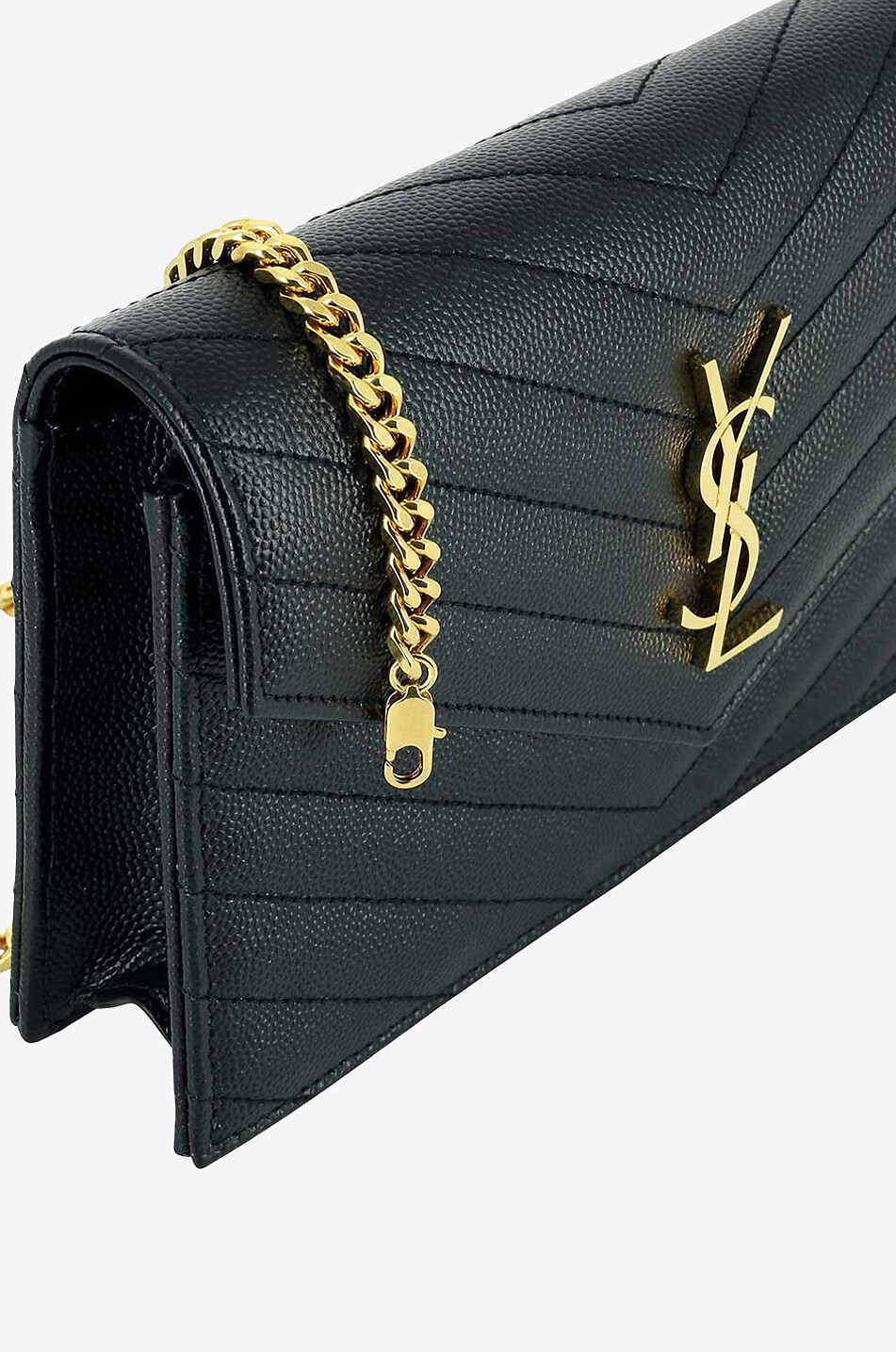 Ysl grain de poudre envelope wallet on a chain sale