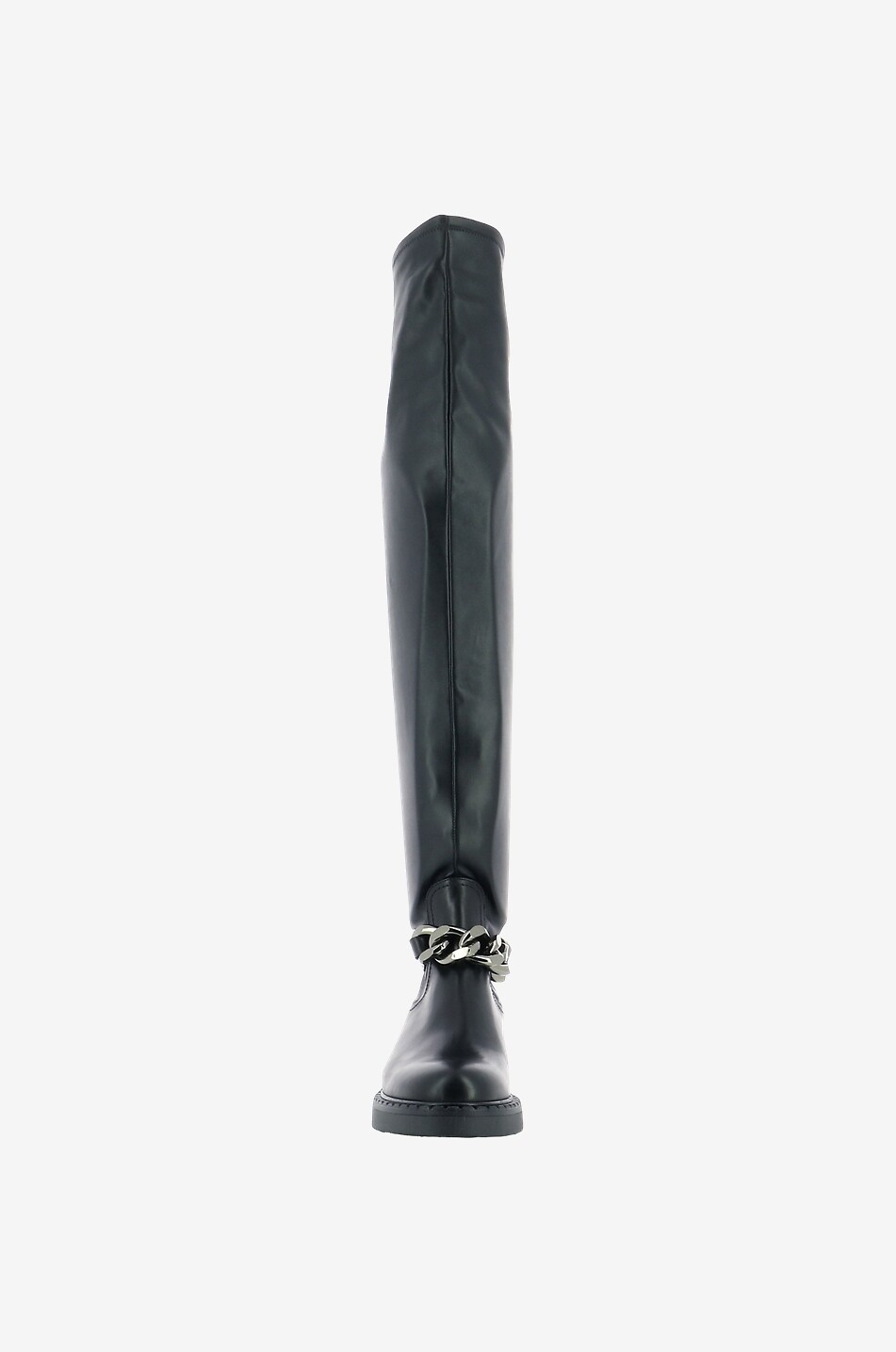 BONGENIE Bottes-chaussette hautes et bride à chaîne Kora Femme NOIR 2