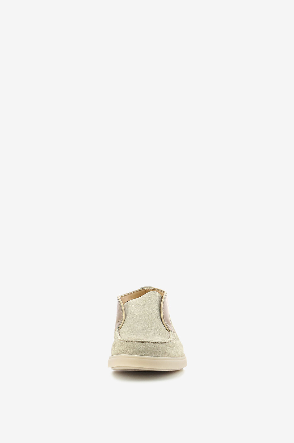 SANTONI Leather ankle boots Men Light beige 2