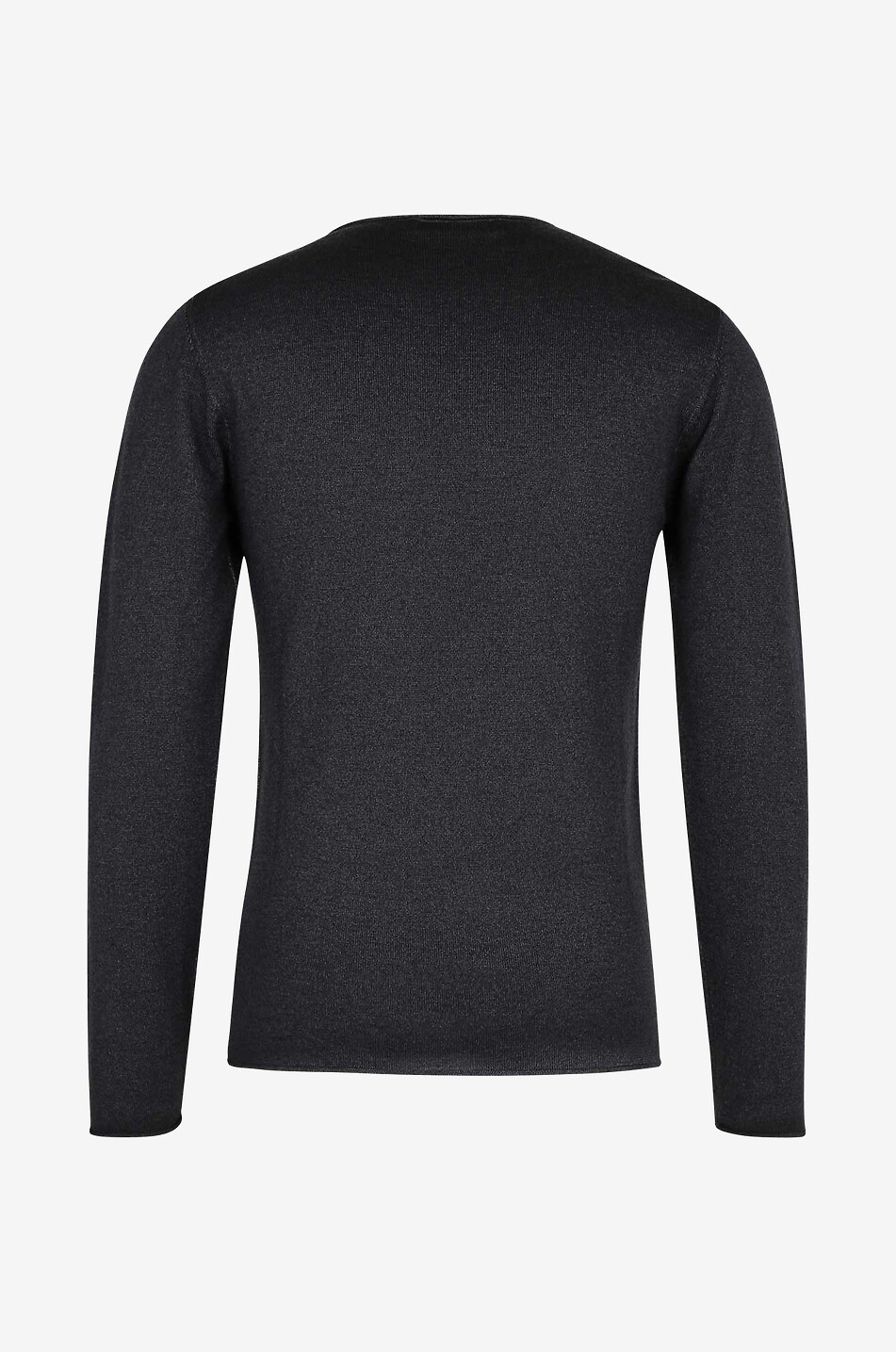 DANIELE FIESOLI Wool round neck jumper Men BLACK 2