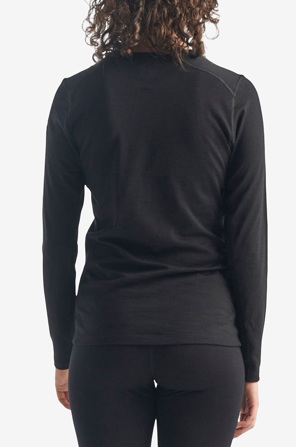 ICE BREAKER Sous-Pull 200 Oasis LS Crewe W Femme NOIR 5