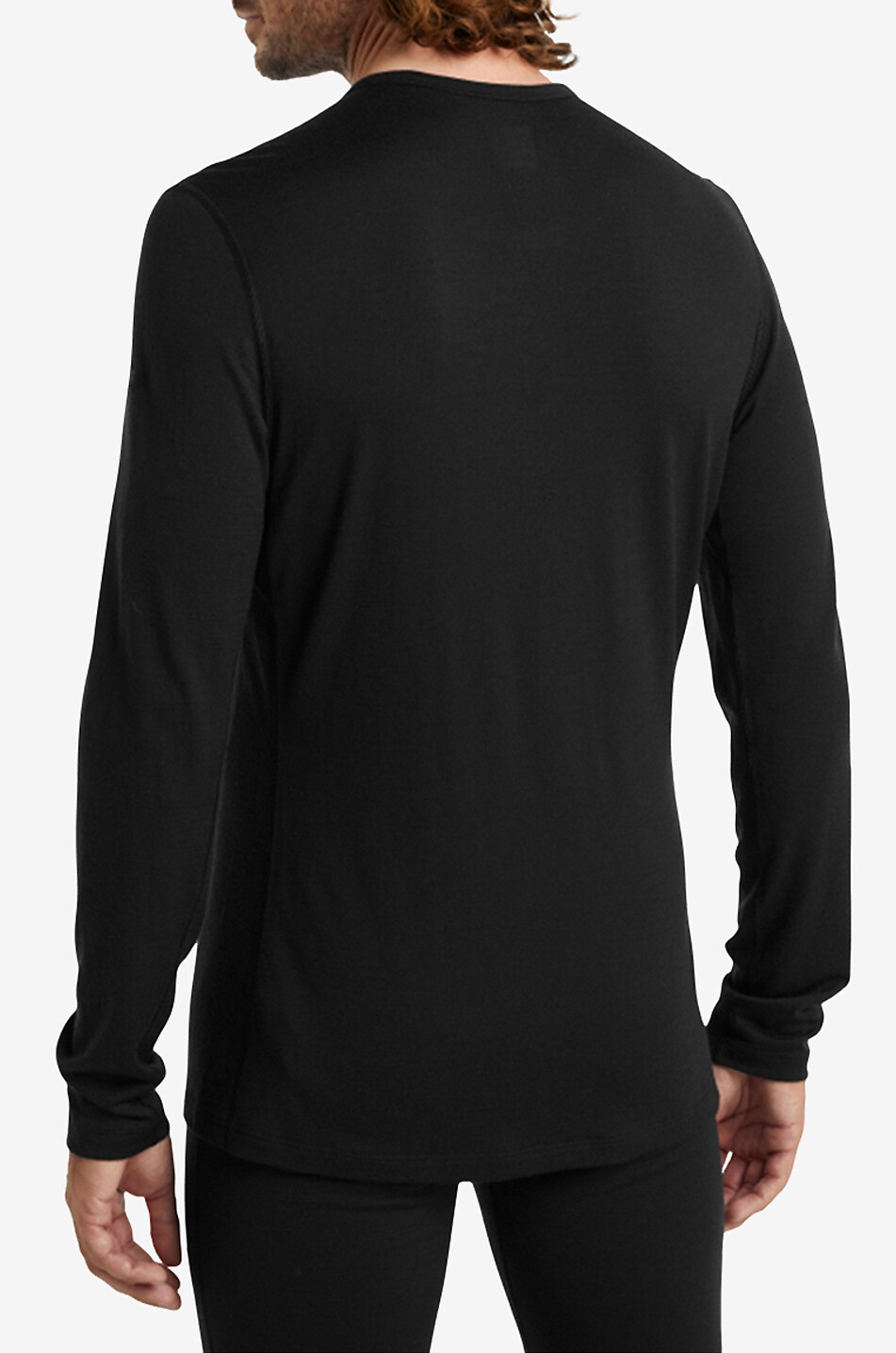 ICE BREAKER 200 Oasis LS Crewe Travel Diaries long-sleeved T-shirt Men BLACK 3