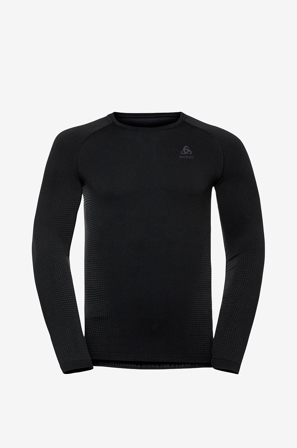 ODLO Technisches Herren-Langarm-Oberteil Performance Warm Eco Herren SCHWARZ 1