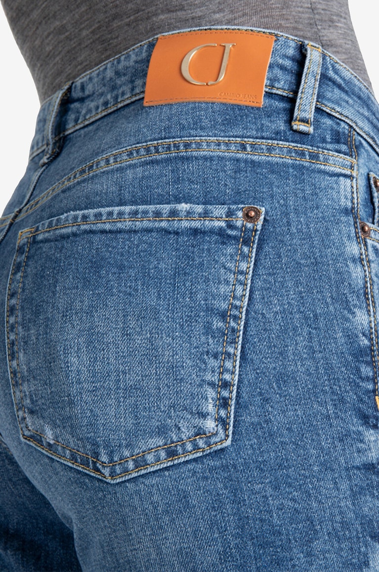 CAMBIO Jean baggy Paris Femme BLEU 3