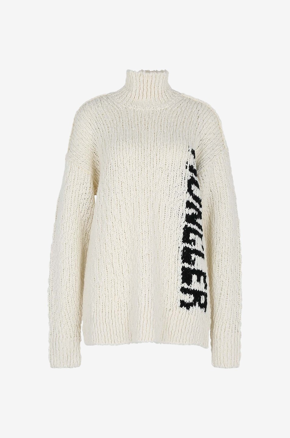 Logo intarsia jumper with stand up collar MONCLER Bongenie