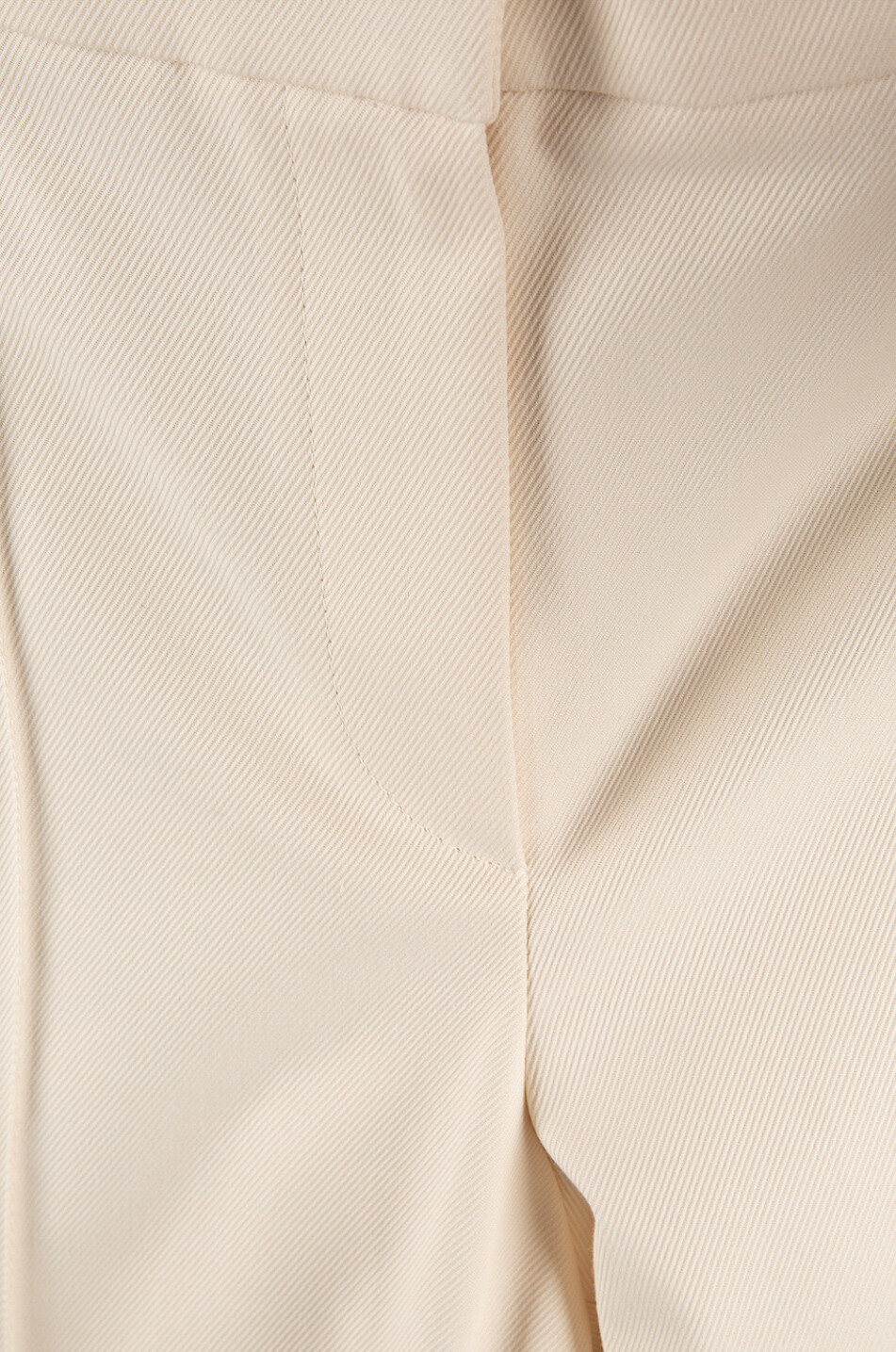 BRUNELLO CUCINELLI Zigarettenhose mit hohem Bund und Monile Damen Hellbeige 3
