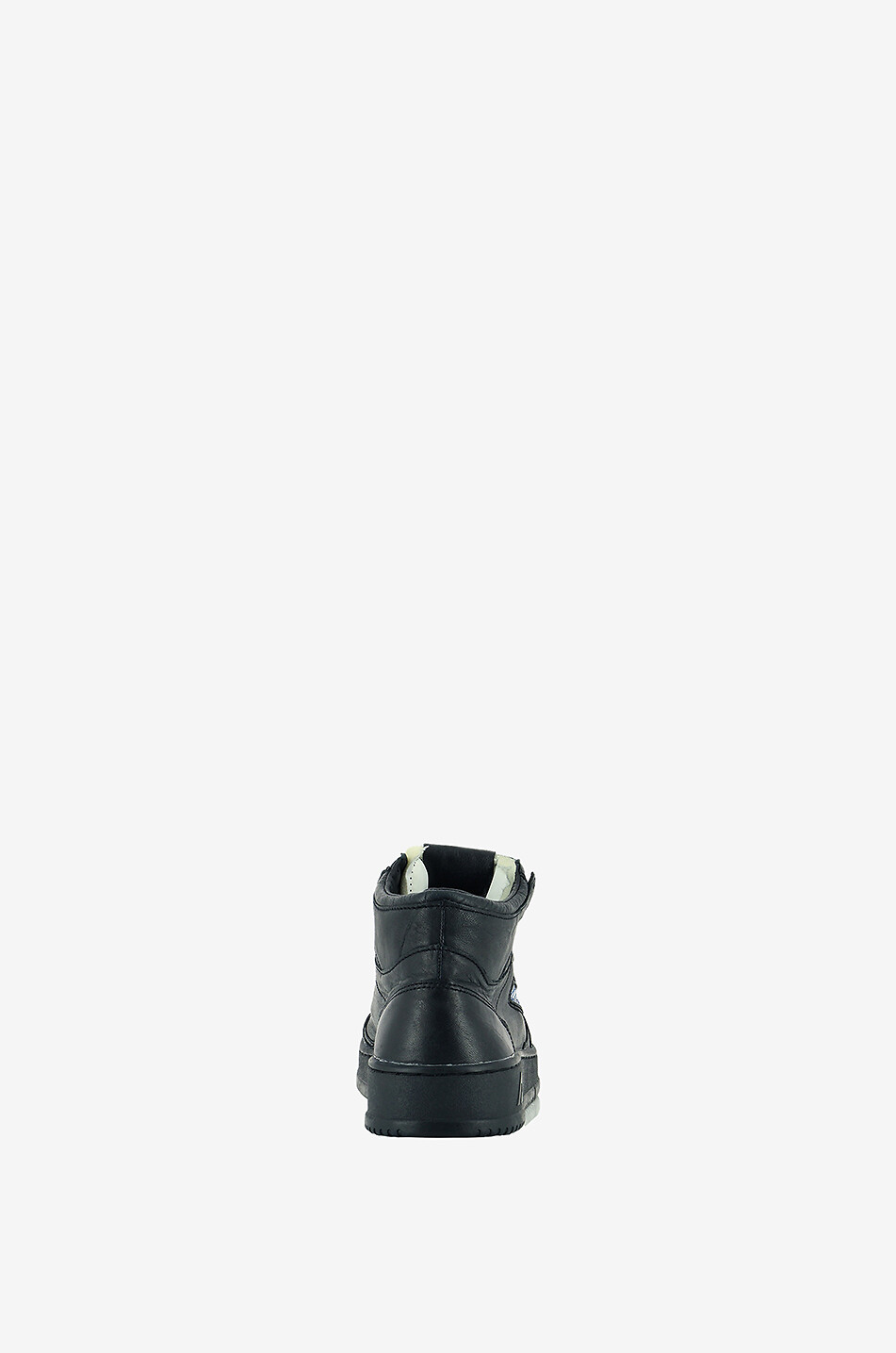 AUTRY Baskets montantes à  lacets en cuir lisse Autry 01 Mid Man Homme NOIR 4