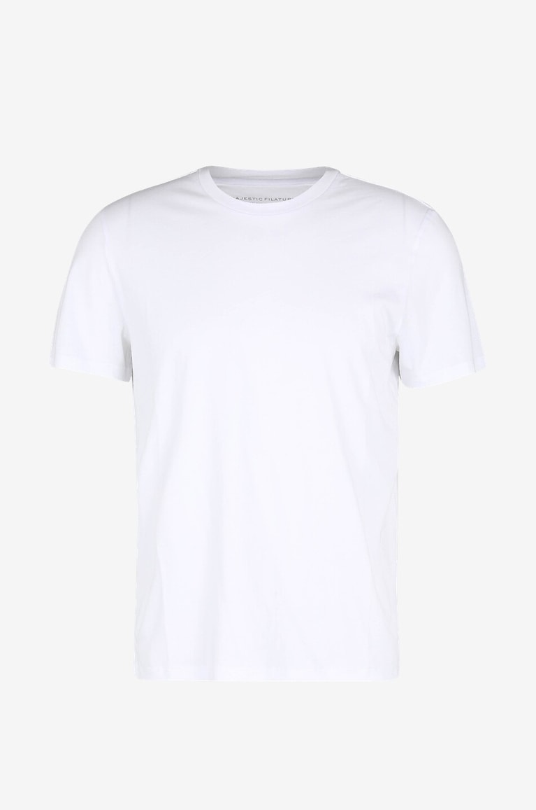 MAJESTIC FILATURES Cotton t-shirt Men WHITE 1