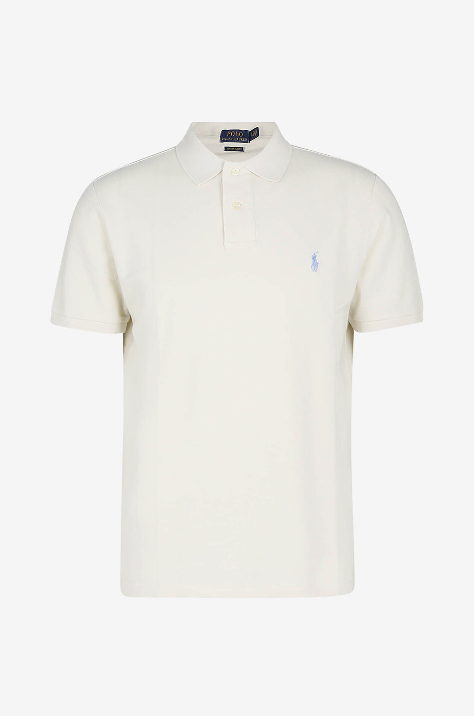 Custom Slim Fit Pony embroidered piqué cotton polo shirt