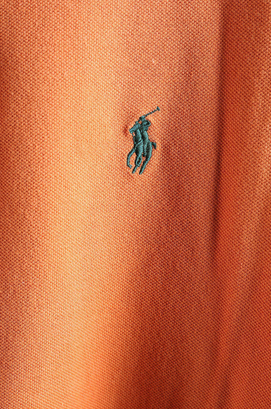 POLO RALPH LAUREN Custom Slim Fit Pony embroidered piqué cotton polo shirt Men MEDIUM ORANGE 3