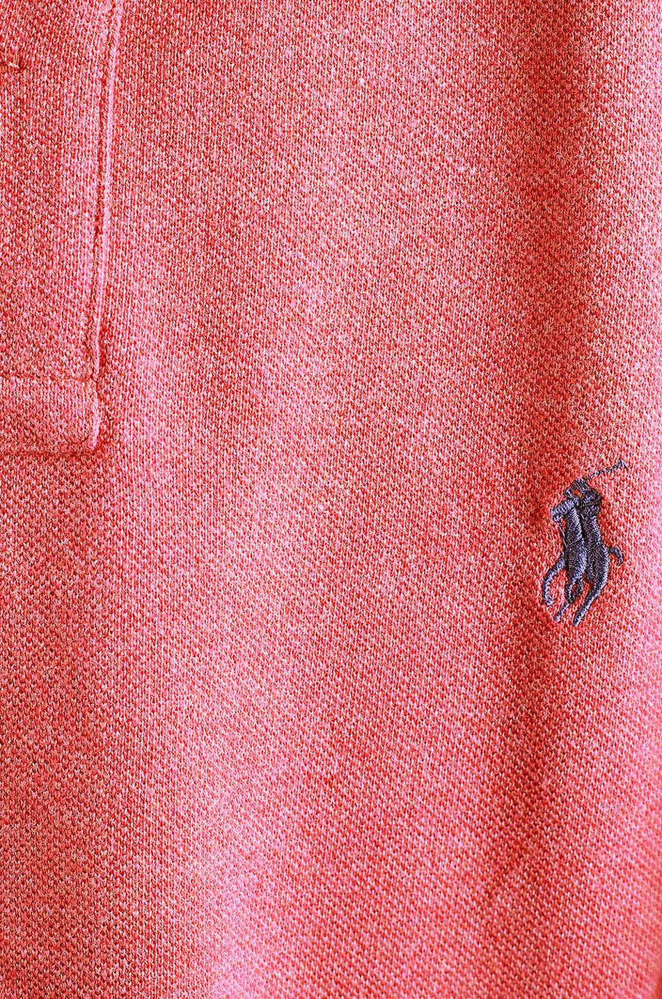 POLO RALPH LAUREN Custom Slim Fit Pony embroidered piqué cotton polo shirt Men RED 7