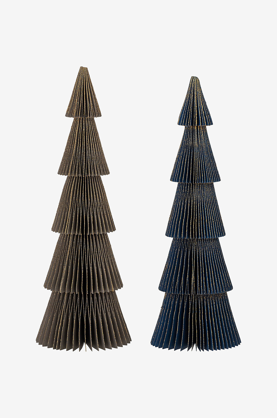 BLOOMINGVILLE Milan set of two paper trees - H29.5 Home MULTI COLOURED 1