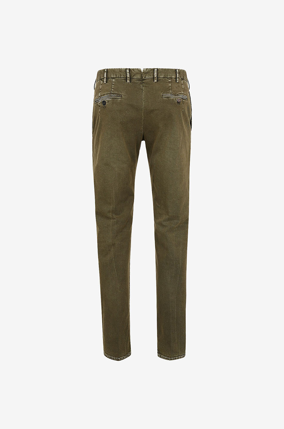 PT TORINO Pantalon chino délavé Vintage Slim Homme VERT MOYEN 2