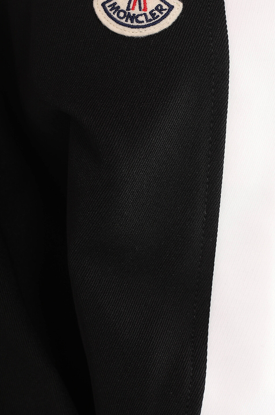 MONCLER Steghose aus Twill mit Seitenstreifen Damen SCHWARZ 3