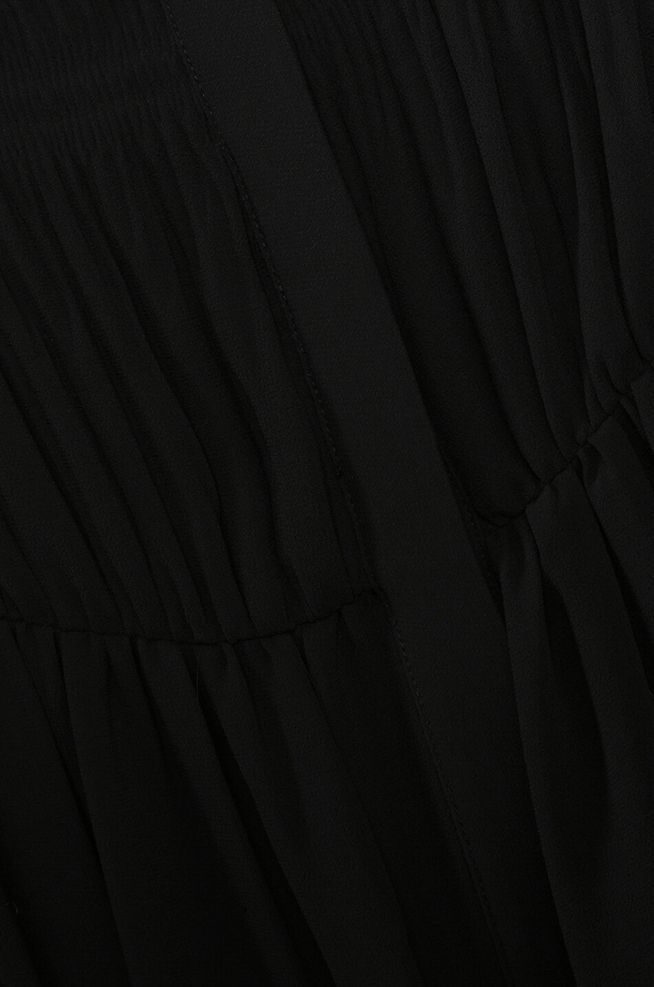 MARC CAIN Midilanges Blusenkleid mit Falten Damen SCHWARZ 3