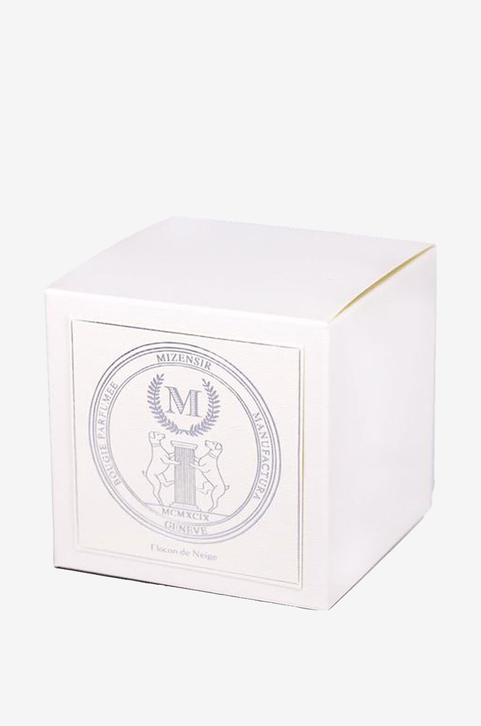 MIZENSIR Bougie parfumée Flocon de Neige - 230 g Maison BLANC 3