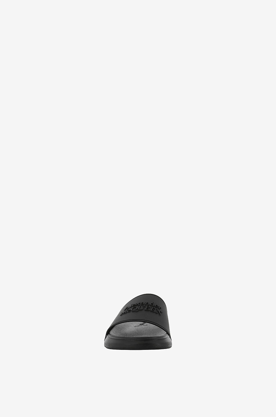 ALEXANDER McQUEEN Claquettes en gomme Pool Slide Femme NOIR 2