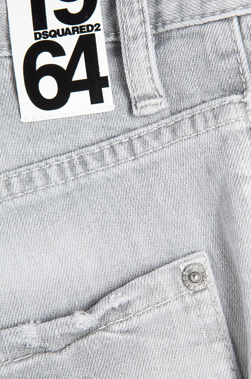 DSQUARED2 Slim-Fit-Jeans aus Baumwolle Herren HELLGRAU 3