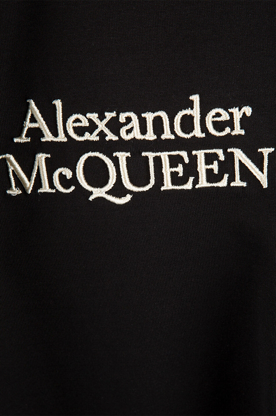 Logo embroidered short-sleeved T-shirt - ALEXANDER McQUEEN