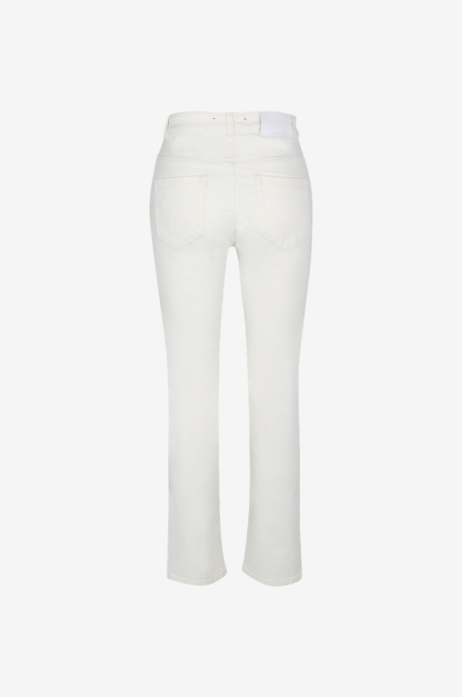 DOROTHEE SCHUMACHER Jean bootcut en coton Femme Beige clair 2