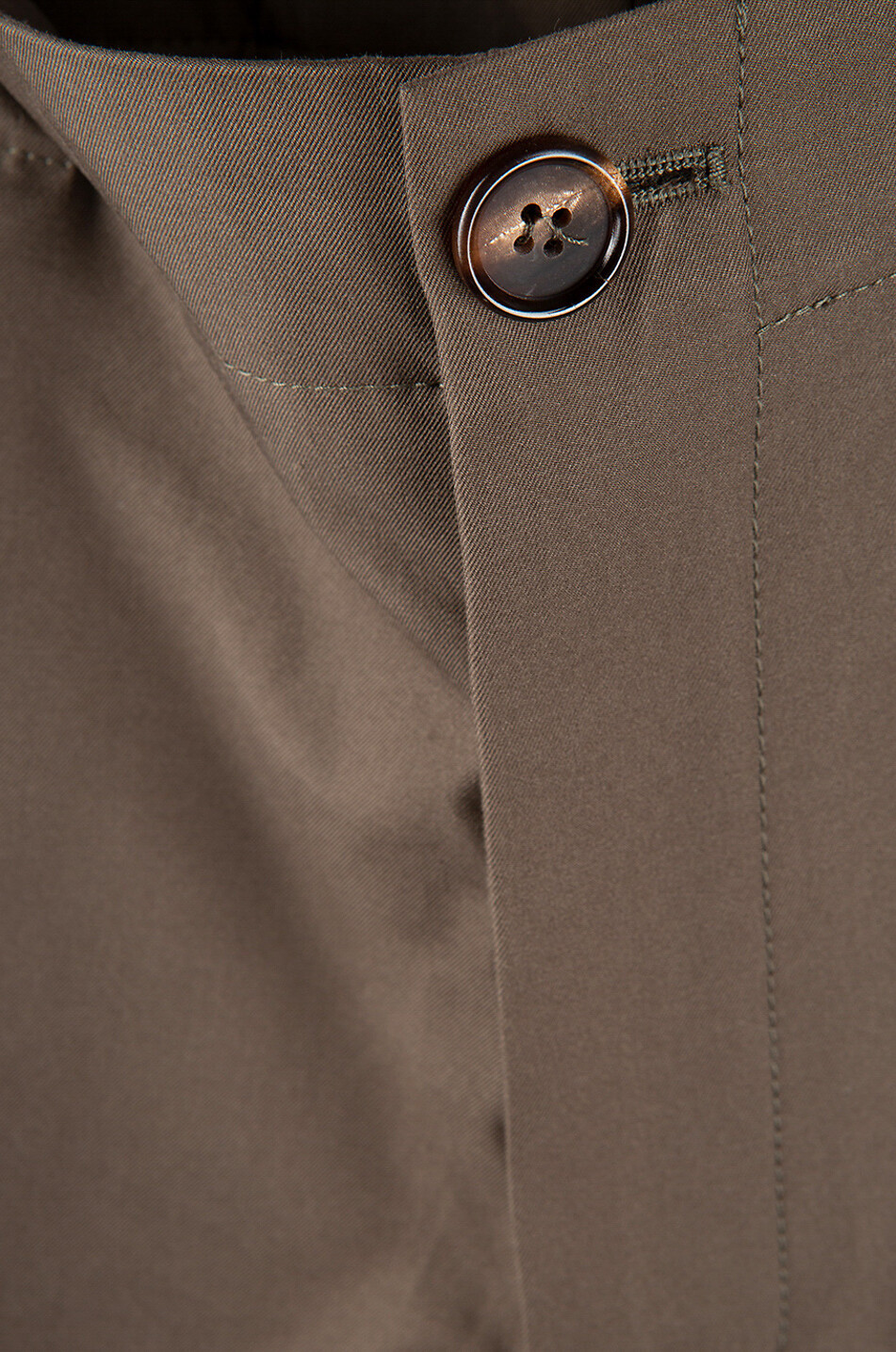 ALEXANDER McQUEEN Gabardine-Hose mit Umschlägen und verstellbarer Taille Herren KHAKI 3