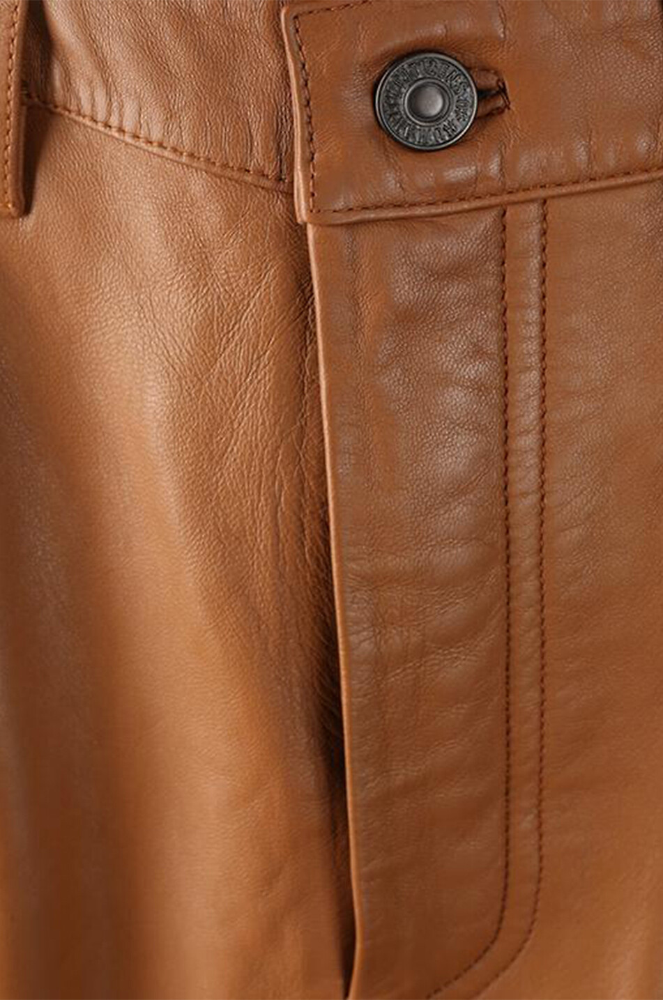 CITIZENS OF HUMANITY Karottenjeans aus Leder Calista Curve Brandy Damen HELLBRAUN 3