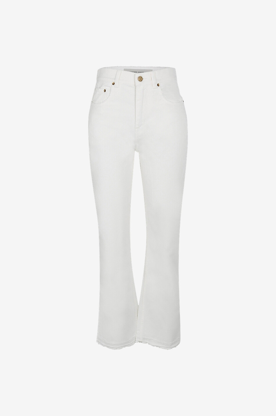 Cotton straight jeans