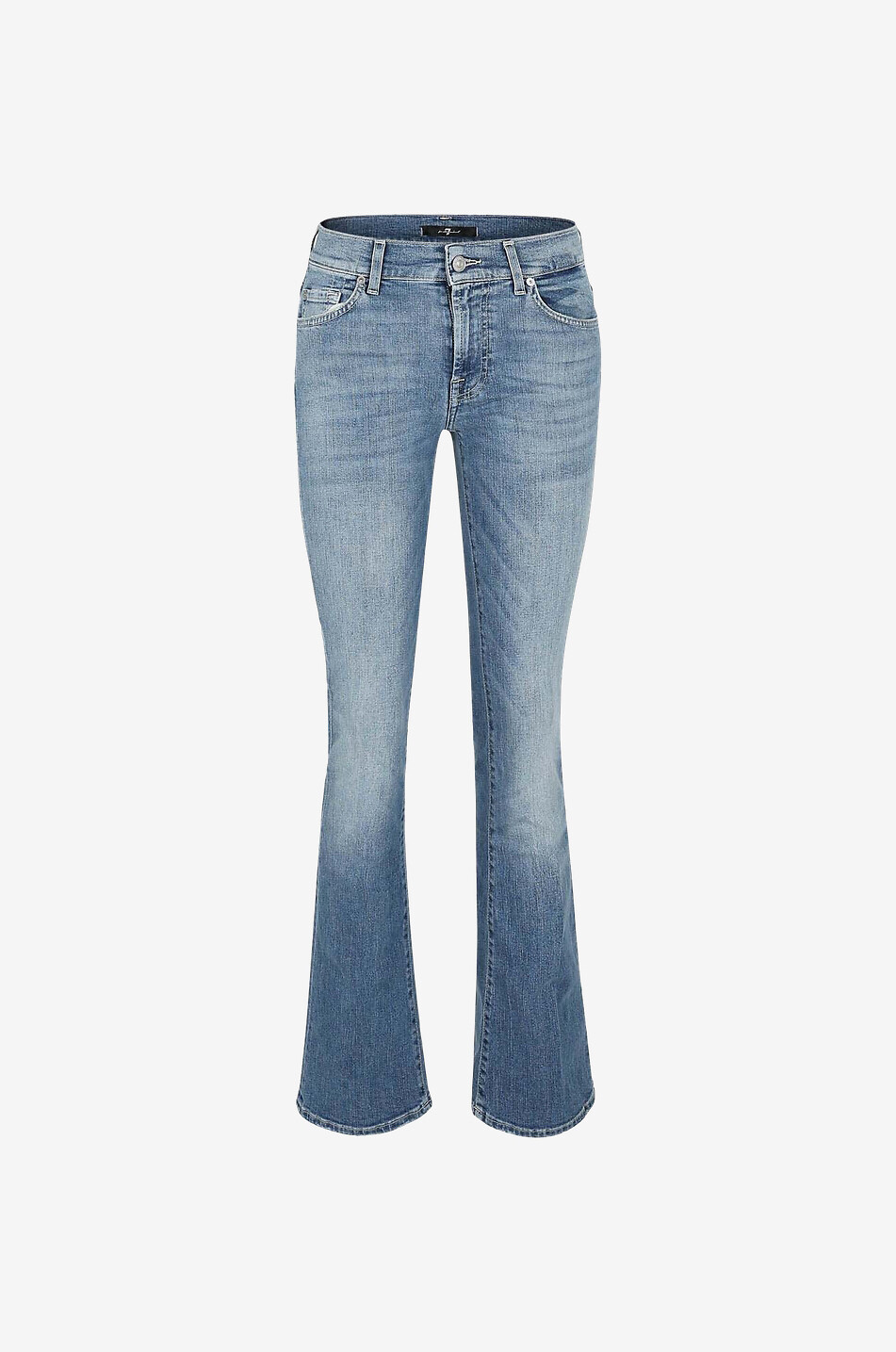 Bootcut-Jeans aus Baumwollmix