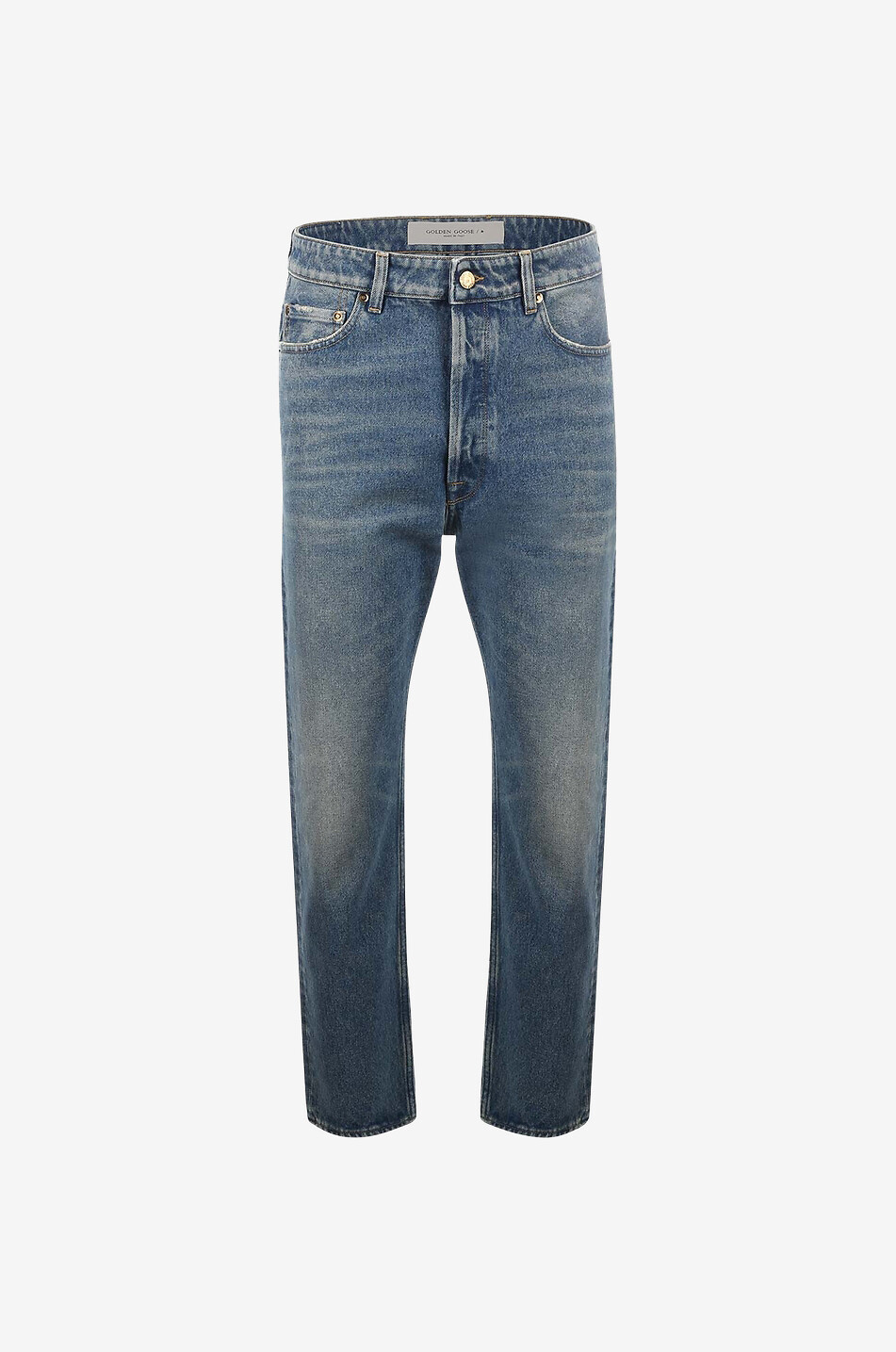 Cotton regular-fit jeans