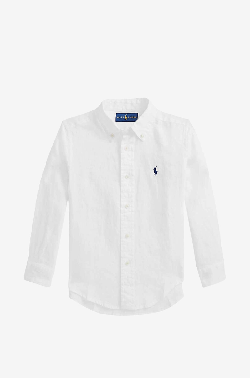 POLO RALPH LAUREN Linen Shirt Boy WHITE 1