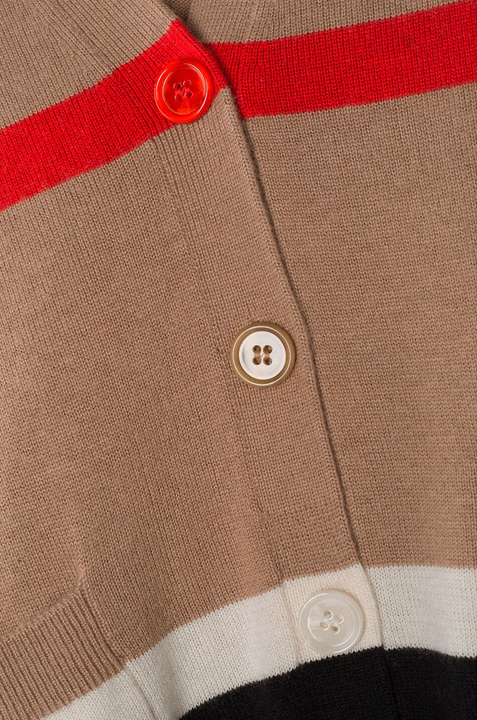Cardigan oversize en cachemire et soie Philippa Icon Stripe