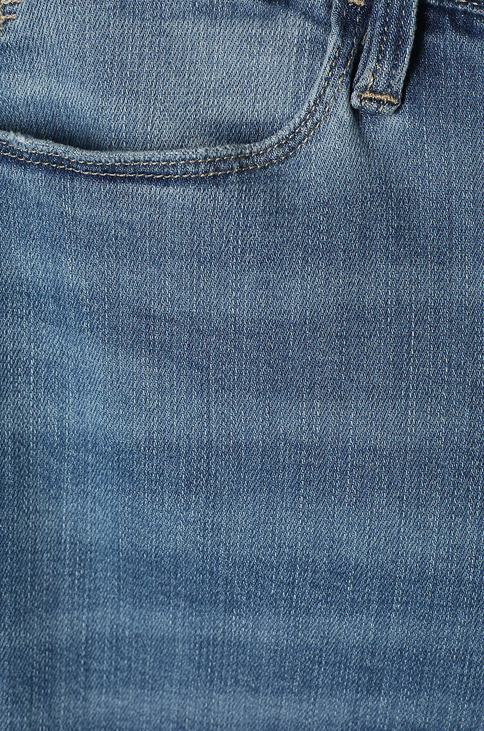 Bootcut-Jeans aus Baumwollmix