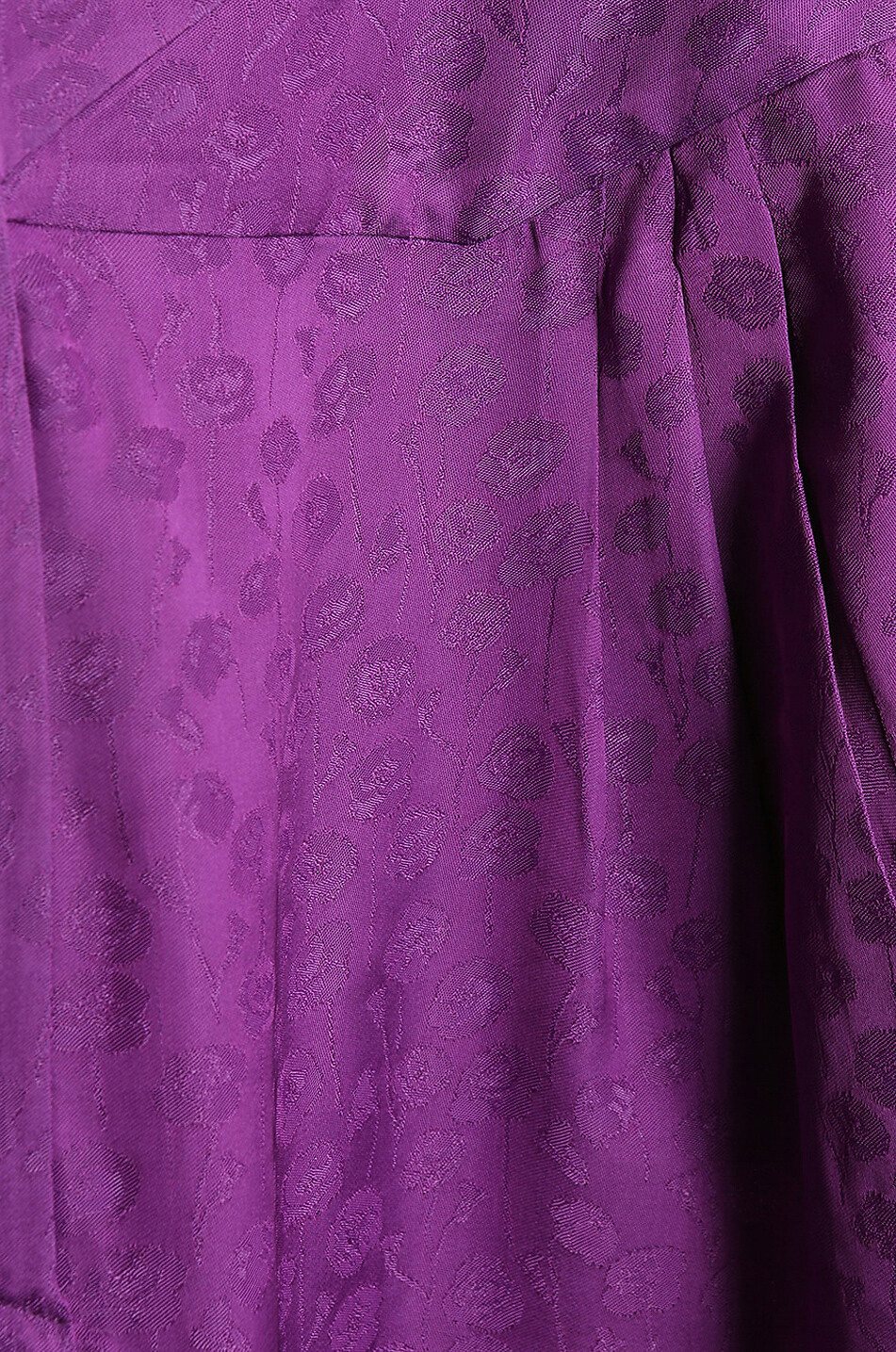 BLAZE MILANO Pantalon large en jacquard Liara Whisteria Basque Femme VIOLET 3