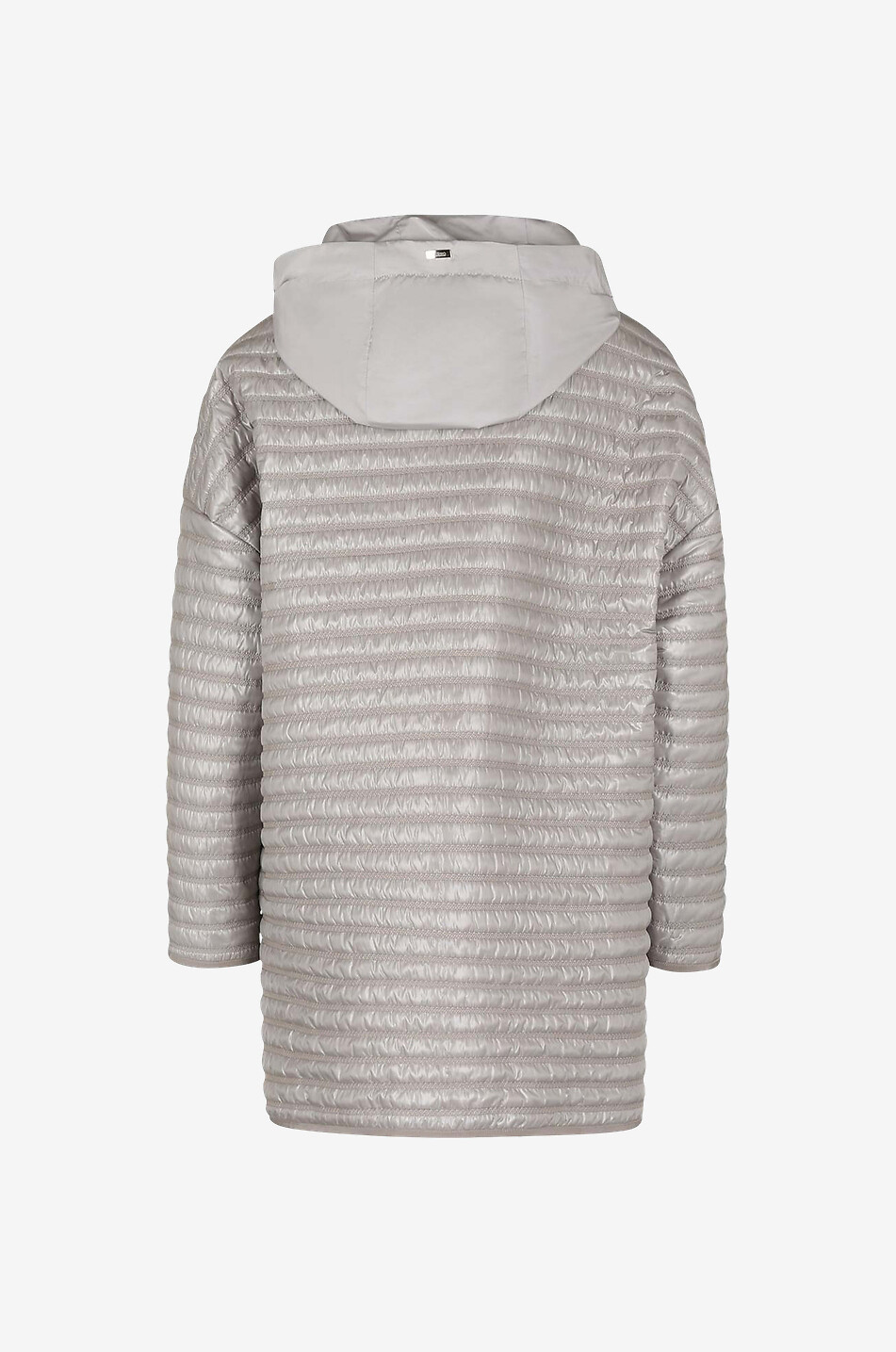 HERNO Crepe puffer jacket Women LIGHT GREY 2