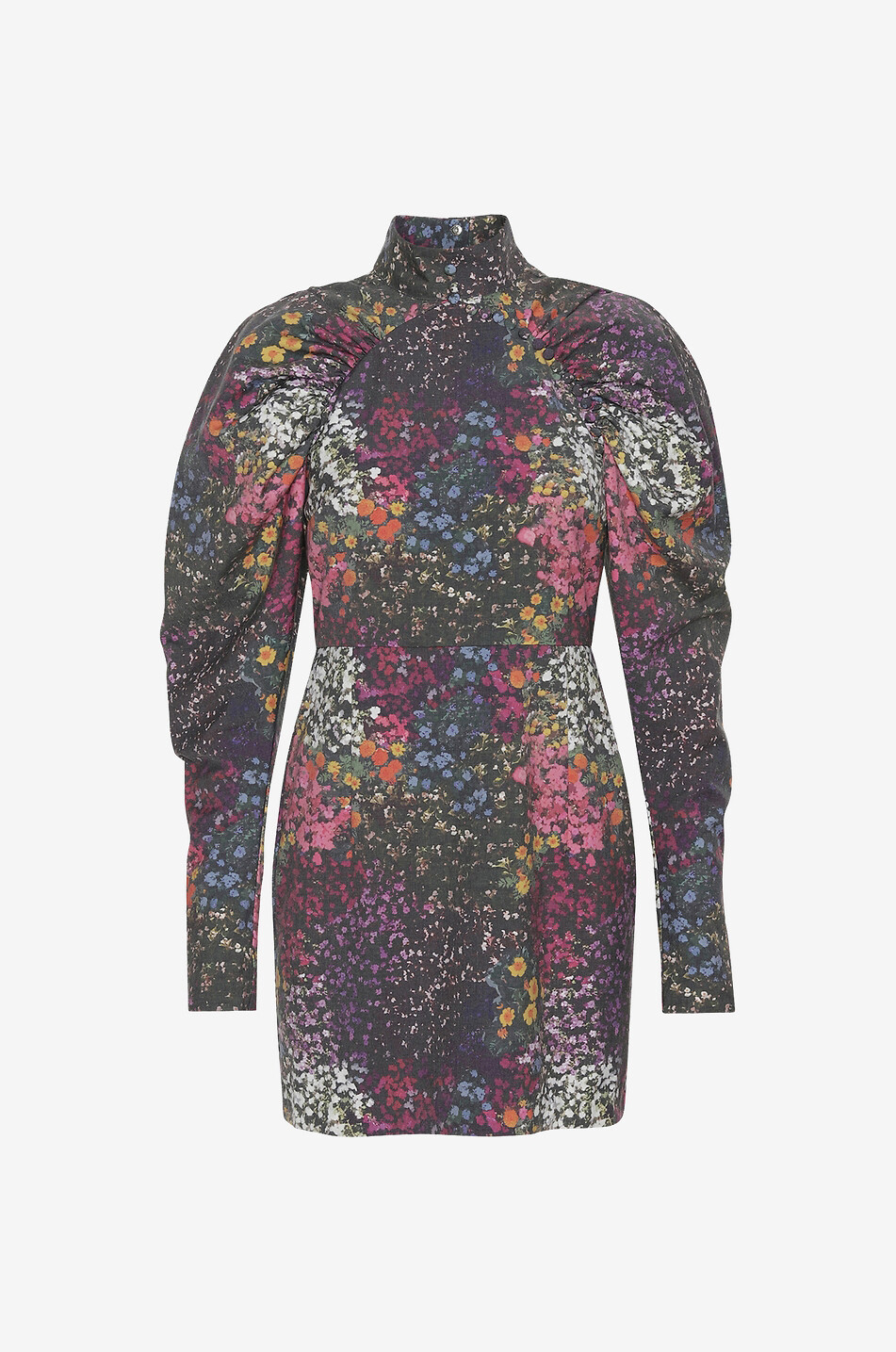 Kim Verry Berry floral mini dress