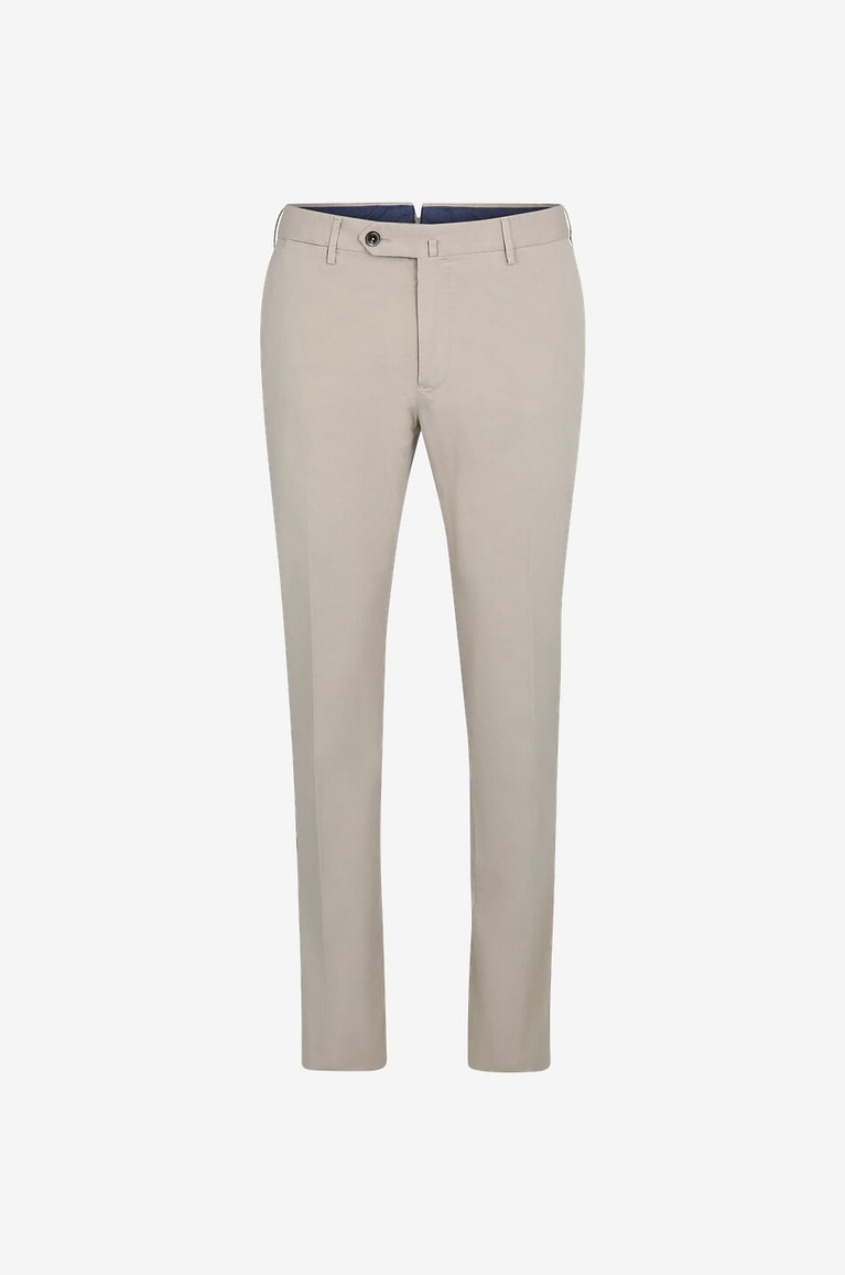 PT TORINO Superslim Fit gabardine chino trousers Men BEIGE 1