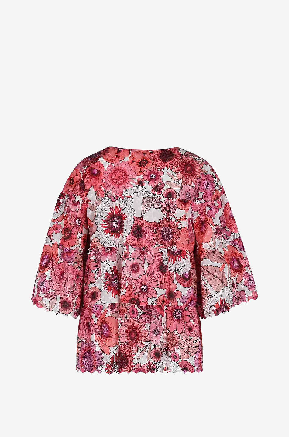 Langärmlige Bluse aus Baumwolle