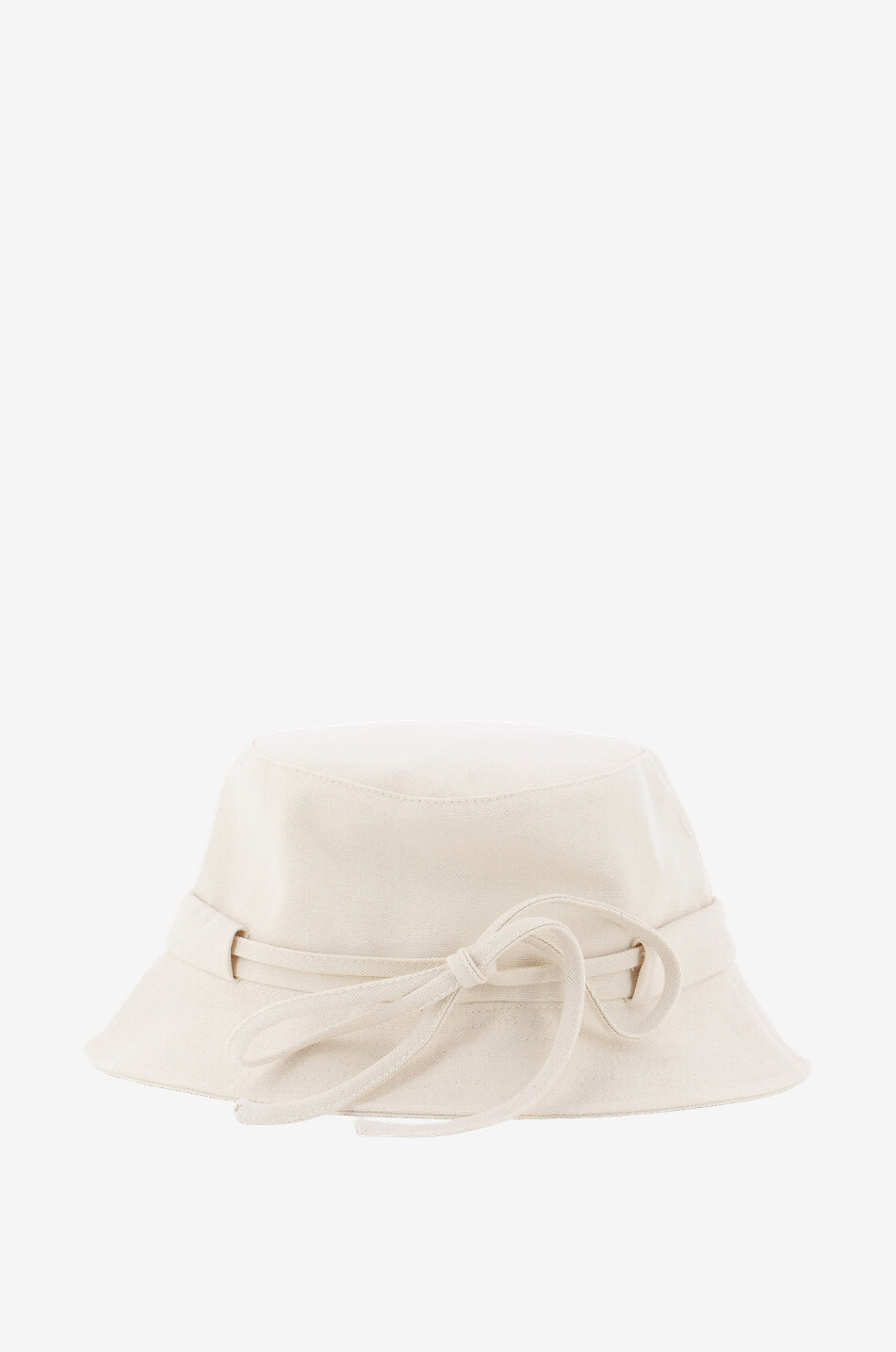 JACQUEMUS Chapeau en coton Le Bob Gadjo Femme BLANC CASSE 2